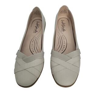 Lifestride Women's Nothern Slip On Almond/Beige Ballet Flats Size 9.5M 11326-831